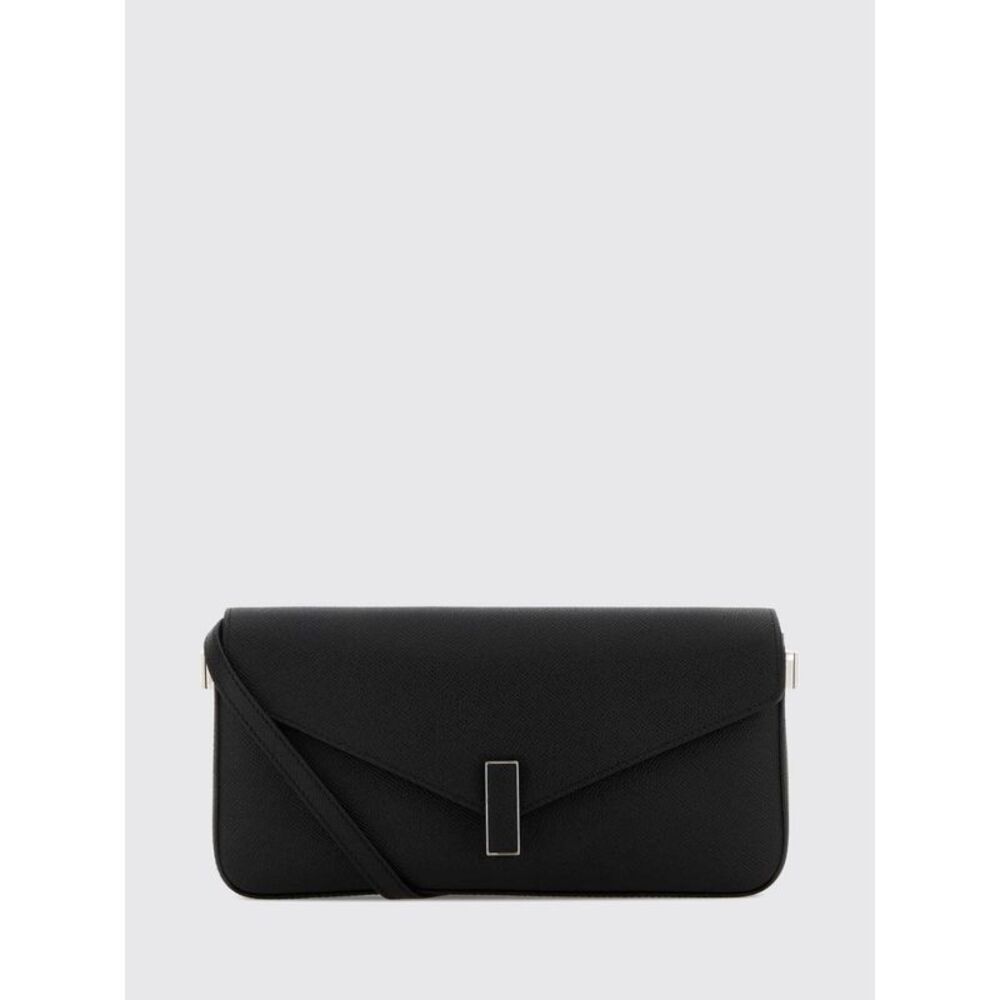 Valextra Women Iside Grained Calfskin Crossbody Bag Valextra With Flap Closure